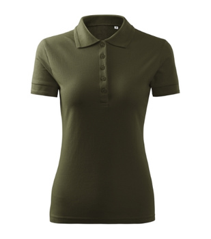 Codzienna Elegancja - Koszulka Polo Damska PIQUE POLO FREE