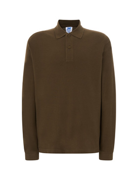 Koszulka Męska Polo PORA JHK 210g/m² Bawełniana Długi Rękaw