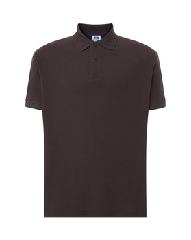 Koszulka Męska Polo PORA 210 Bawełniana WYSOKA JAKOŚĆ szary