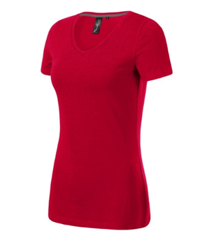 Damska koszulka V-neck, która podkreśla sylwetkę