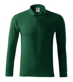 ELEGANCKIE Pique Polo LS Męskie Polówka Długi Rękaw MALFINI Bawełna