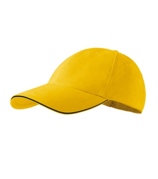 Czapka z kontrastowym wykończeniem SANDWICH 6P - Styl i wygoda