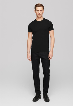 Koszulka męska 95% bawełna ACTION MALFINI 180g SINGLE JERSEY slim-fit