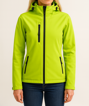 Kurtka softshell damska Performance 521 300 g/m² | 94 % poliester + 6 % elastan | 14 000 mm / 2 000 g/m²/24 h