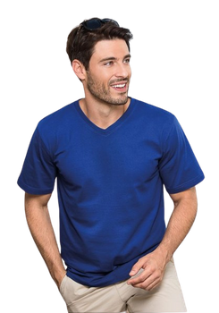 Koszulka Męska Heavy V-neck od Malfini Bawełna Wzmocnienie na Ramionach 200 g/m²