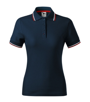 Damska Koszulka Polo Bawełna FOCUS MALFINI 180 g/m²  Kontrastowa