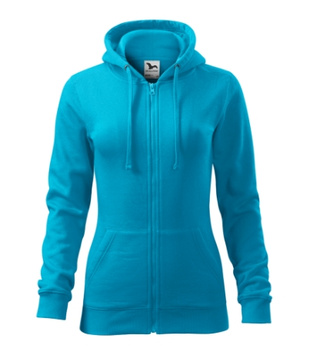 Bluza z Kapturem Damska Trendy Zipper 411 Malfini – Rozpinana 