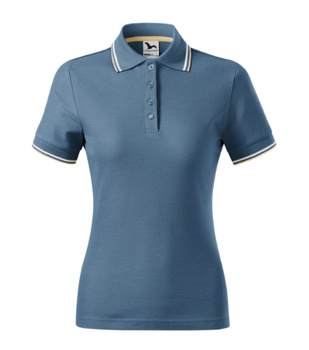 Damska Koszulka Polo Bawełna FOCUS MALFINI 180 g/m²  Kontrastowa