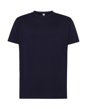 Koszulka Męska TS OCEAN JHK: 100% Bawełna Przewiewna, Klasyczny Dekolt