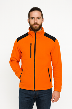 Polar męski JHK FLRA-340 solidny 340 g/m², praktyczne kieszenie, stójka