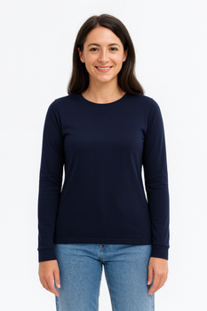 Damski T-shirt Długi Rękaw TSRL CMF od JHK 155 g/m² Podwójne Szwy