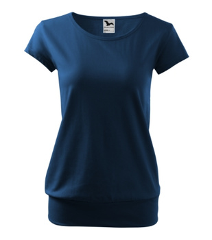 Koszulka Damska z Krótkimi Rękawami Luźna Bawełna Single Jersey CITY od Malfini