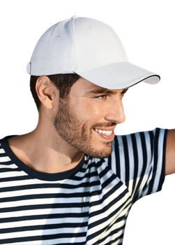 Czapka z kontrastowym wykończeniem SANDWICH 6P - Styl i wygoda