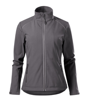 Kurtka Damska 3-warstwowa Membrana TPU Valley softshell czarny