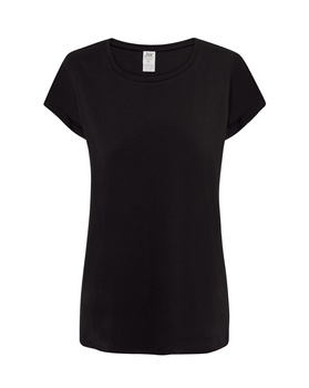 Stylowa Bluzka TSUL TBG TOBAGO od JHK z Podwiniętymi Rękawami