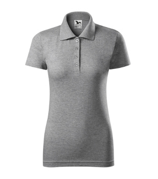KOSZULKA POLO DAMSKA SINGLE J. T-SHIRT DAMSKI MALFINI CIEMNOSZARY 223