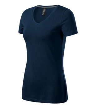 Damska koszulka V-neck, która podkreśla sylwetkę