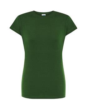 Damski T-shirt Dopasowany Krój TSRL Podwójne Szwy dla Większej Trwałości