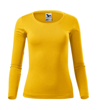Malfini Damska Bluzka z Długim Rękawem Fit‑T LS Malfini  180g/m² miękka bawełna stretch comfort 