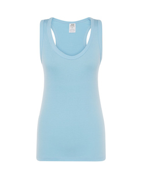 Koszulka damska bez rękawów Aruba TSUL ARB 200 g/m² 100 % bawełny slim gładka 
