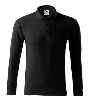 ELEGANCKIE Pique Polo LS Męskie Polówka Długi Rękaw MALFINI Bawełna