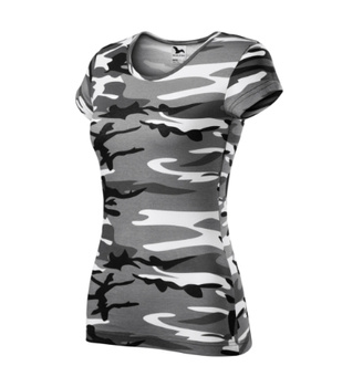 Elegancja na Co Dzień - Koszulka Damska CAMO PURE