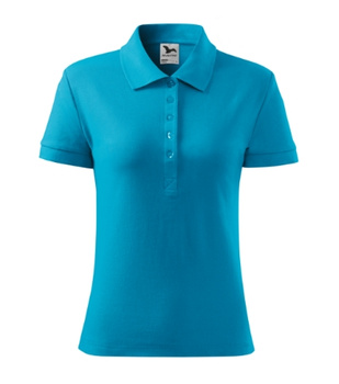 KOSZULKA DAMSKA POLO COTTON PIQUE damska T-SHIRT BAWEŁNA