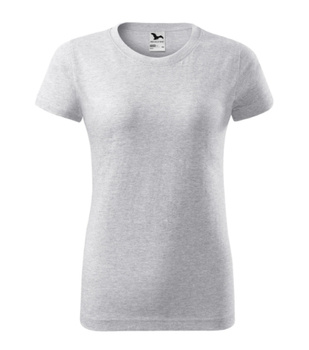 Koszulka damska 160 g/m² Basic 134 Malfini – 97 % bawełna, klasyczny T‑shirt