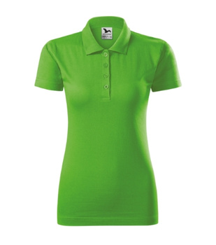 KOSZULKA POLO DAMSKA SINGLE J. T-SHIRT DAMSKI MALFINI ZIELONA 223