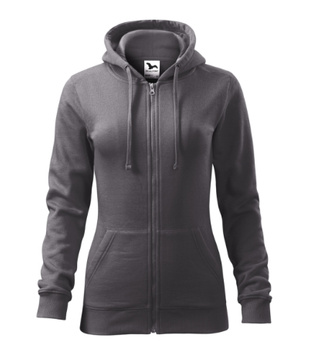 Bluza z Kapturem Damska Trendy Zipper 411 Malfini – Rozpinana 