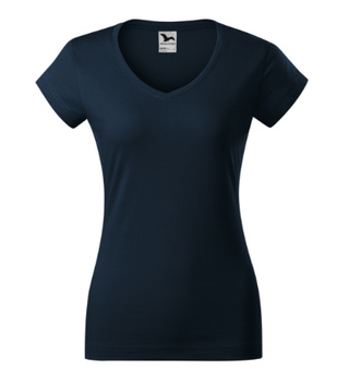 Elegancka Koszulka Damska FIT V-NECK MALFINI w Kształcie V