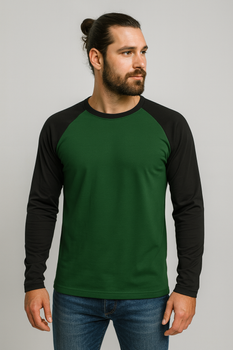 Koszulka męska z długim rękawem 180g/m² Malfini Street LS 100 % bawełna
