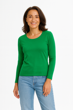 Koszulka damska długi rękaw MALFINI 169 Dopasowany Krój Bawełna