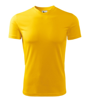 Koszulka męska treningowa Żółty Malfini Fantasy 150 g/m² SPORT szybkoschnąca oddychająca lekka 