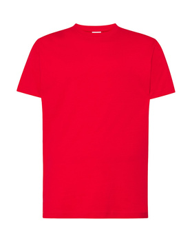 Elegancka Koszulka Slim Fit JHK 100% Czesanej Bawełny Dopasowany Krój