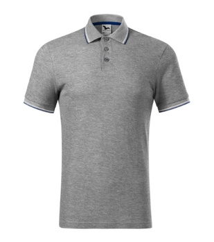 Męskie polo STYLOWE Malfini Focus regular 180 g/m² męska polówka 85 % bawełna KONTRASTOWA