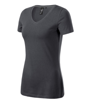 Damska koszulka V-neck, która podkreśla sylwetkę