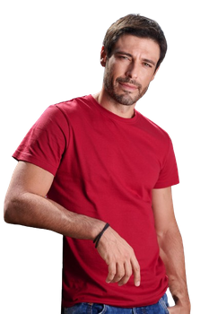 Koszulka męska BASIC 129 160 g/m² 100% bawełna T-shirt lekki przewiewny 
