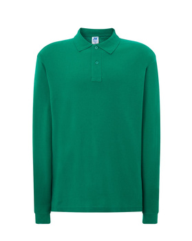 Koszulka Męska Polo PORA JHK 210g/m² Bawełniana Długi Rękaw