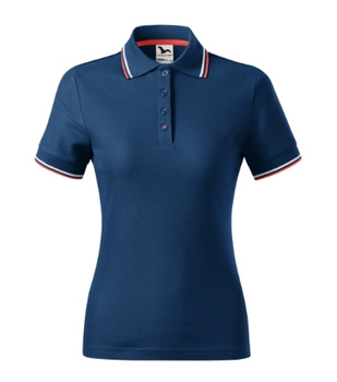 Damska Koszulka Polo Bawełna FOCUS MALFINI 180 g/m²  Kontrastowa